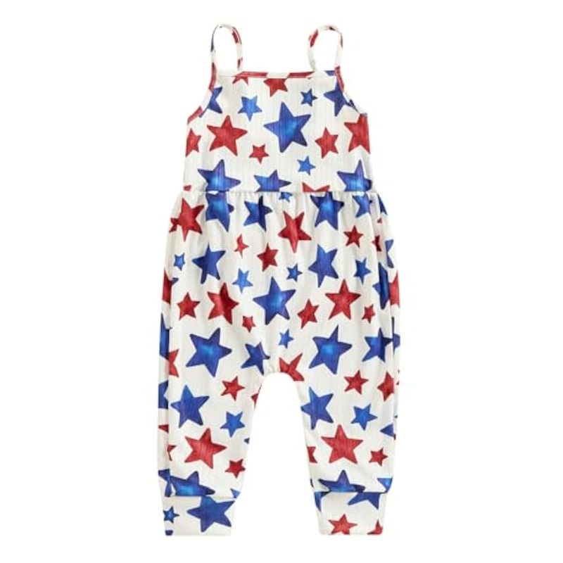 Red, White, and Blue Romper