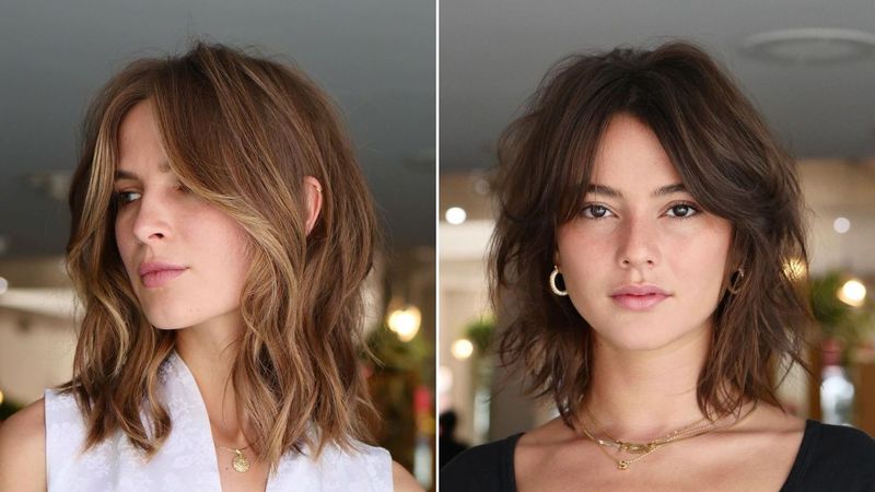 Face-Framing Layers: Bang-Blending Magic