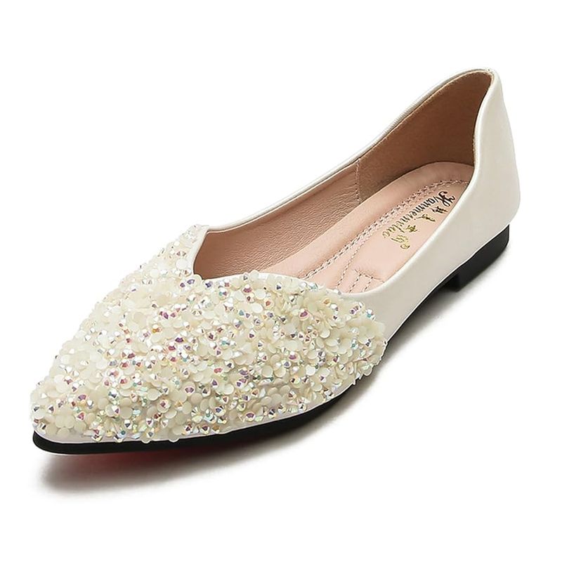 Sequined Ballet Flats