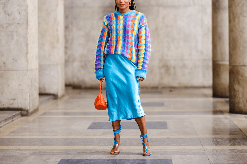 Luxurious Silk Slip Skirt