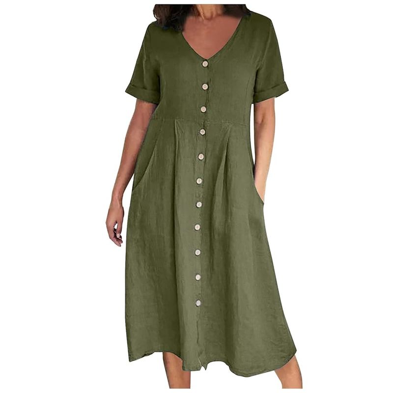 Breezy Linen Button-Down