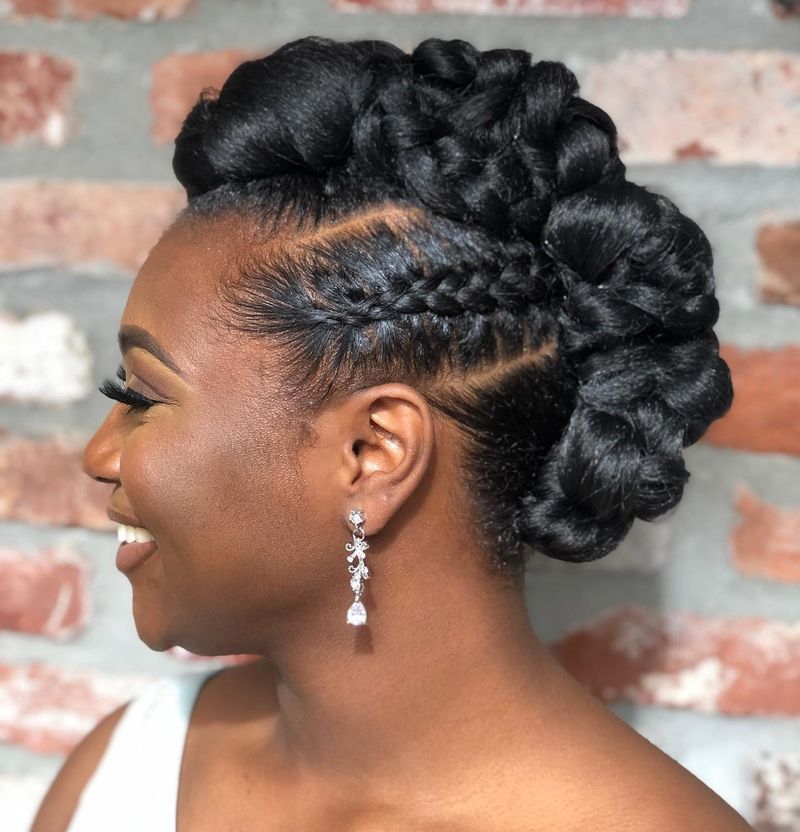 Twisted Mohawk Updo