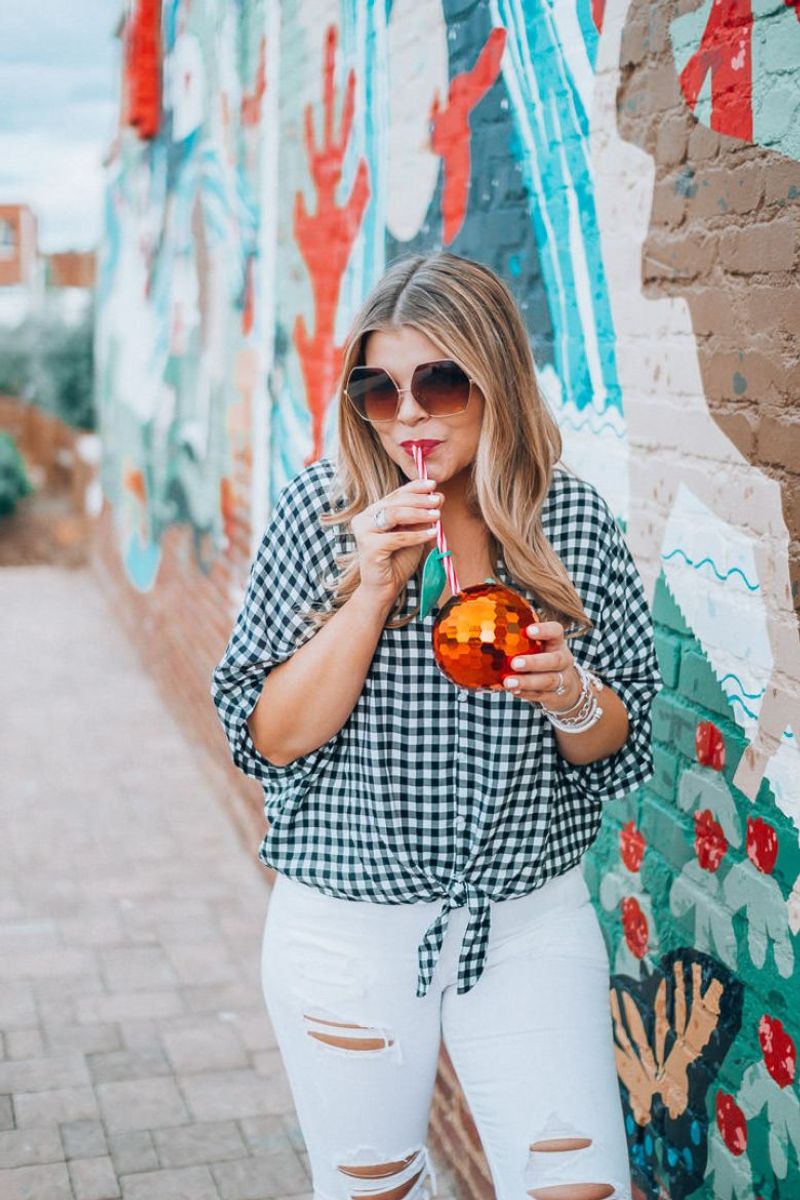 Relaxed Gingham Button-Down