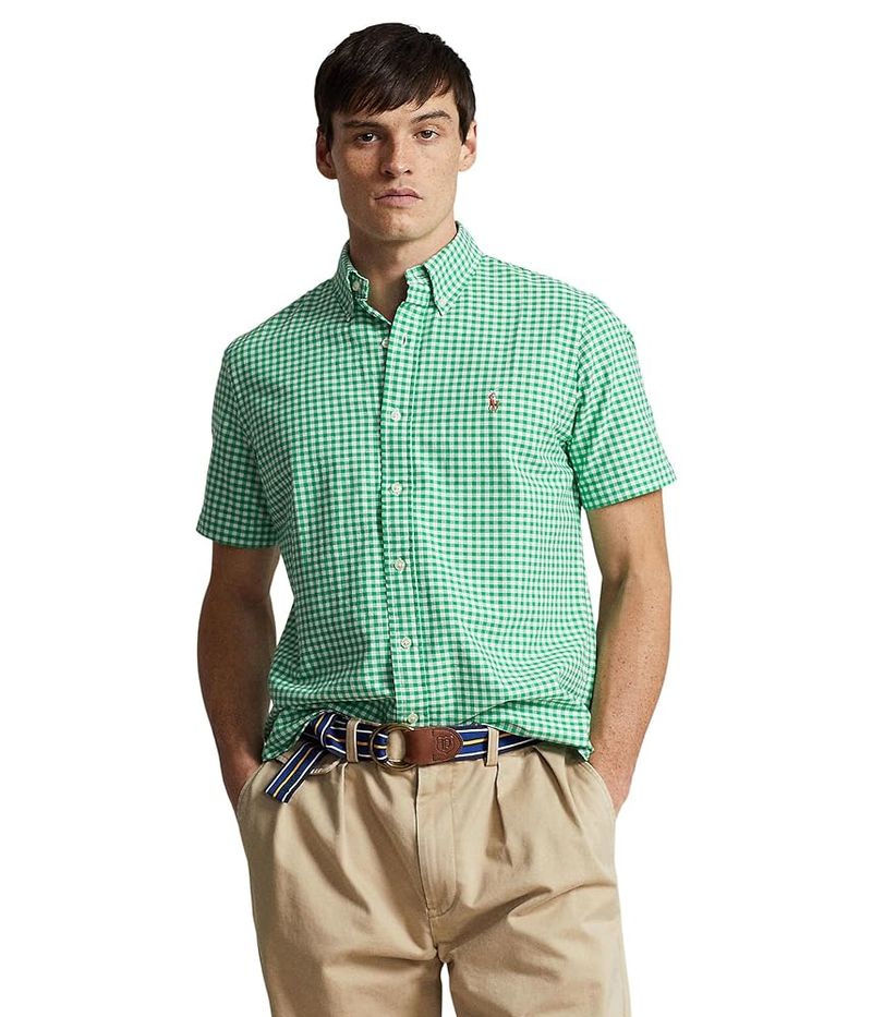 Men's Gingham Short-Sleeve