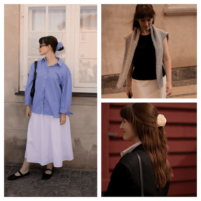 Swap Matching Skirt Suits for Coordinated Separates