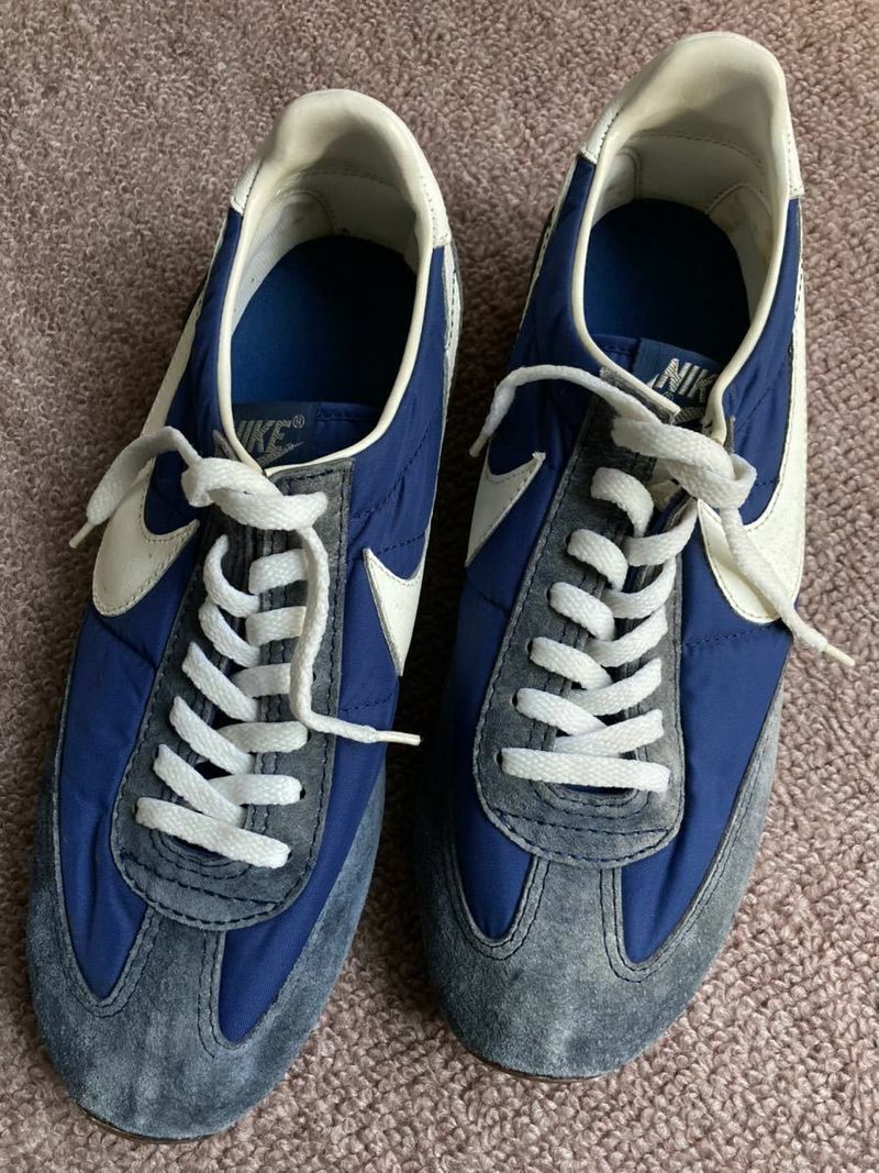 Nylon-and-Suede Joggers