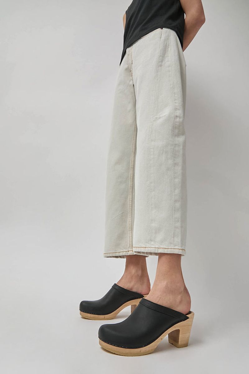 No.6 Old School High Heel Clogs