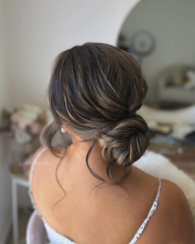 Wispy Updo with Volume