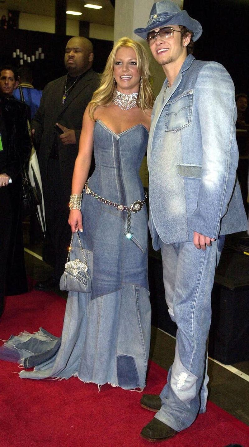 Rhinestone-Encrusted Denim
