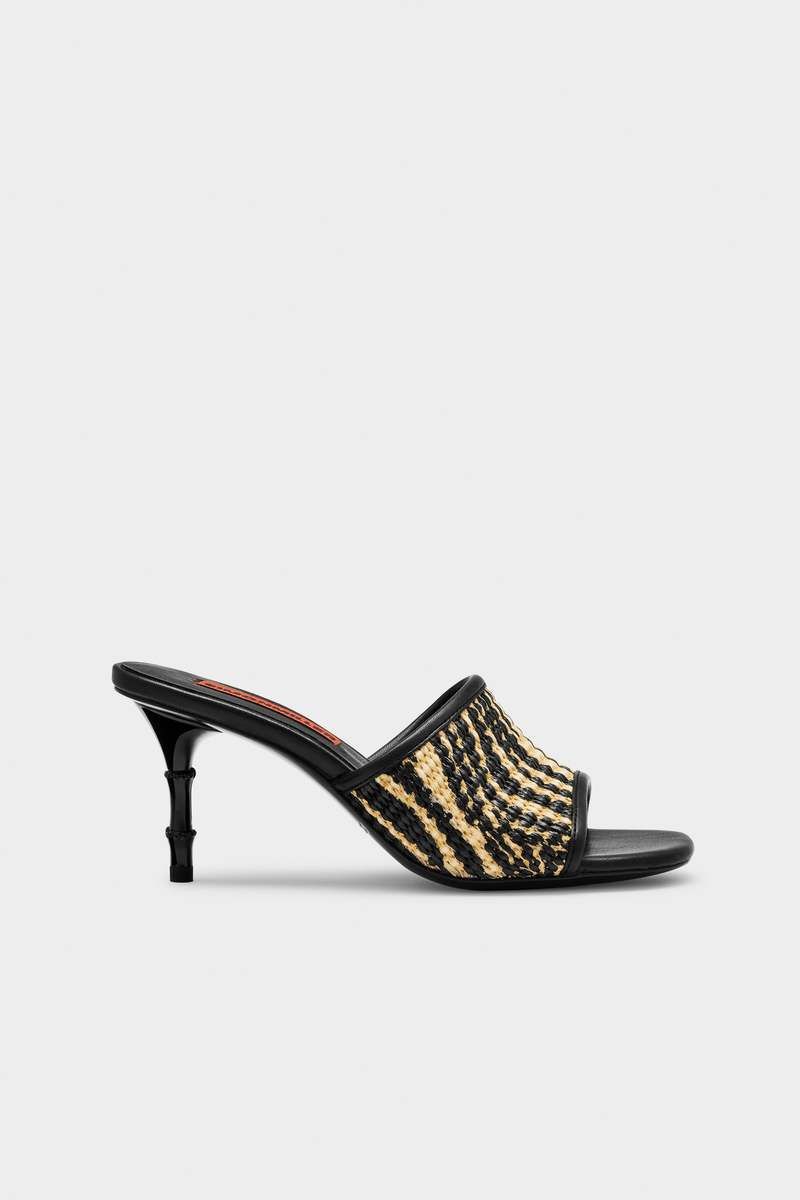 Bamboo-Heeled Slip-Ons
