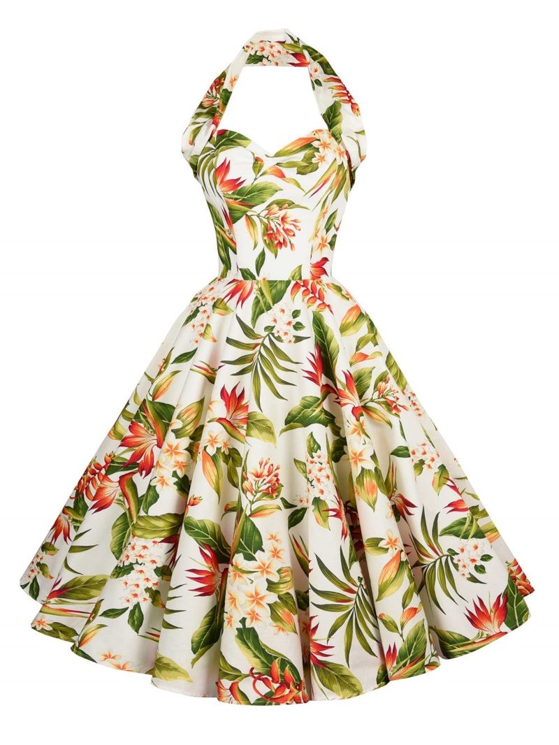 Retro Halter Necklines