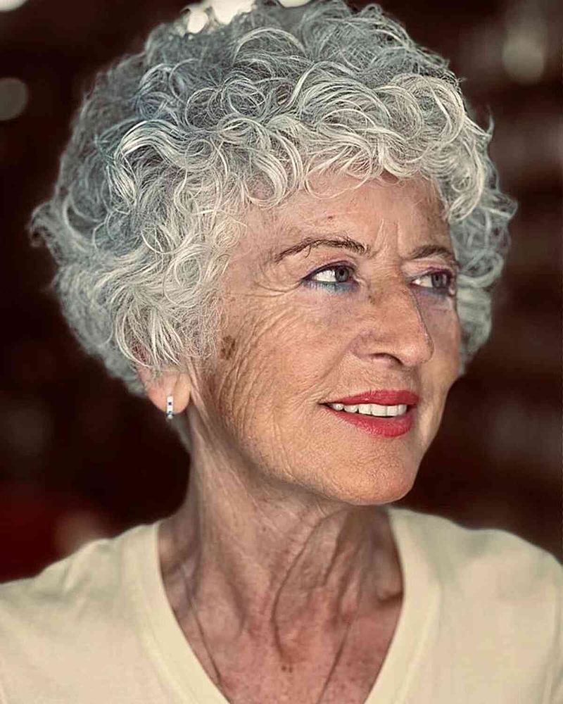 The Dated Perm with Tight Curls