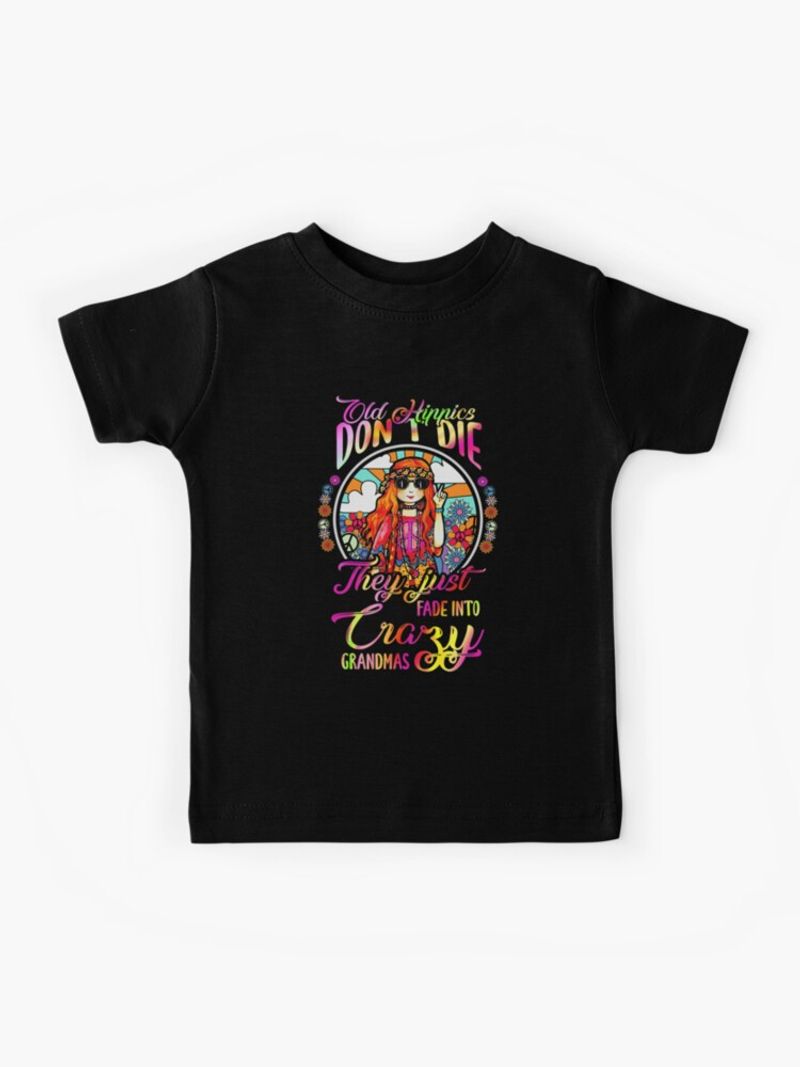 Faded, Stretched-Out T-Shirts With Cutesy Sayings