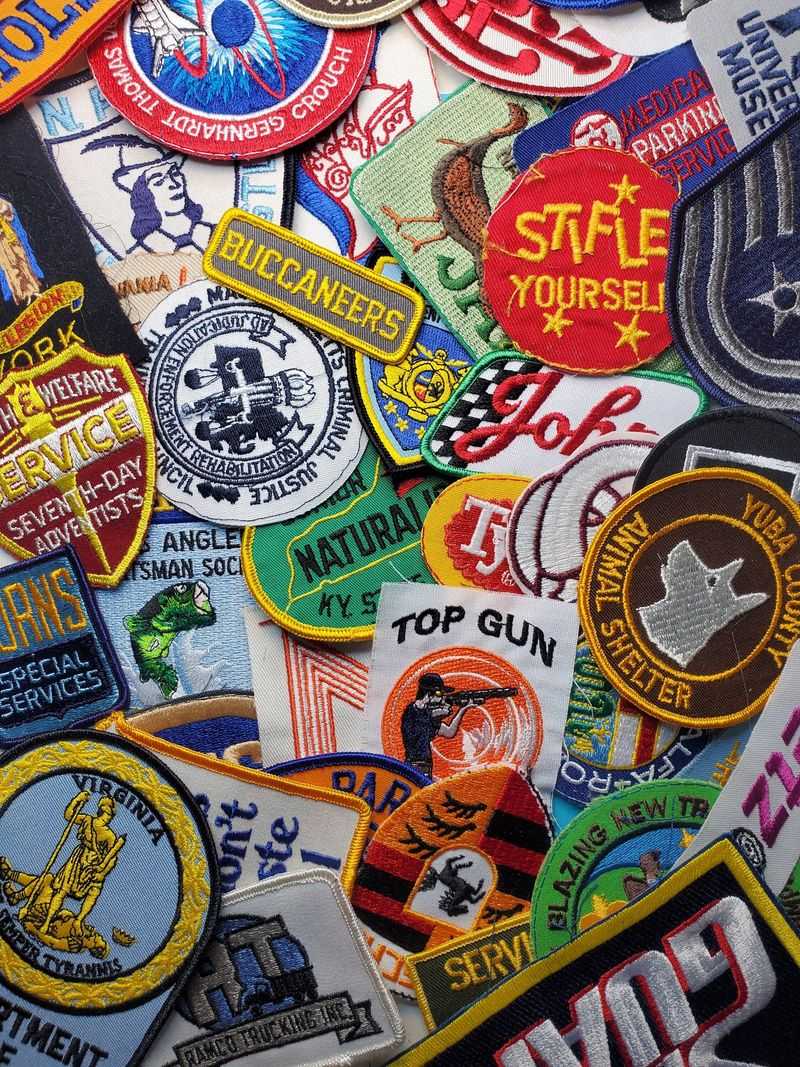 Vintage Band Pins and Patches