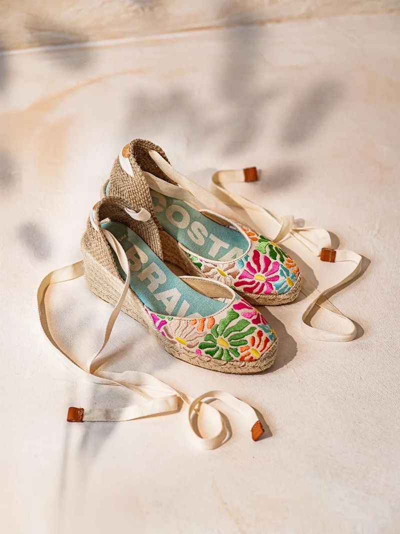 Hand-Painted Canvas Slip-Ons