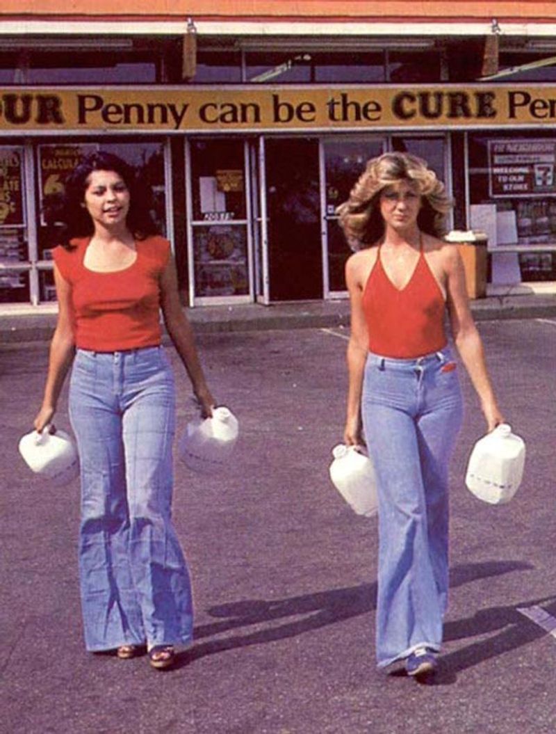 Bell-Bottom Jeans