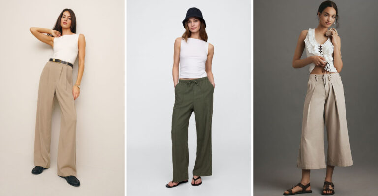 I’m 5-feet Tall, And I Found 15 Petite Linen Pants Perfect For Summer Travel
