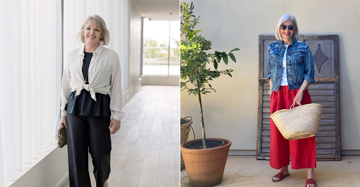 I’m A Stylist, And These 20 Pants Flatter Every Body Shape Over 60