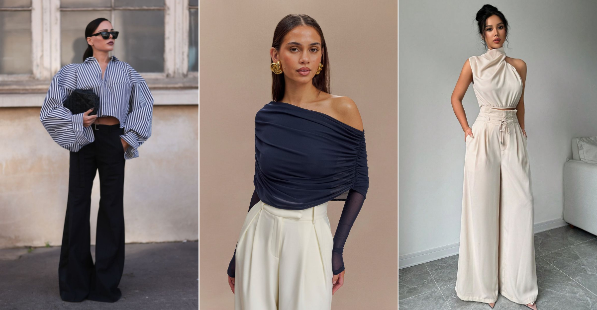 I’m A Stylist, And These Are The 20 Best Tops To Pair With Wide-Leg Pants