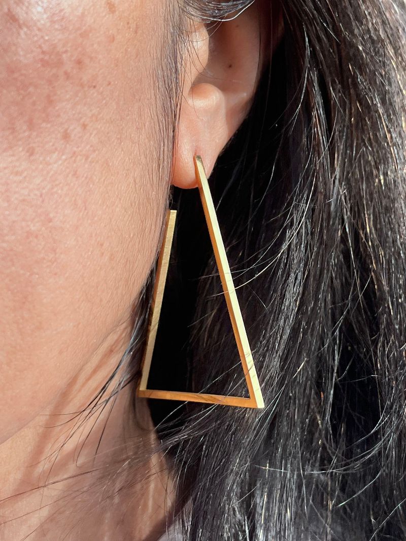Geometric Hoop Earrings