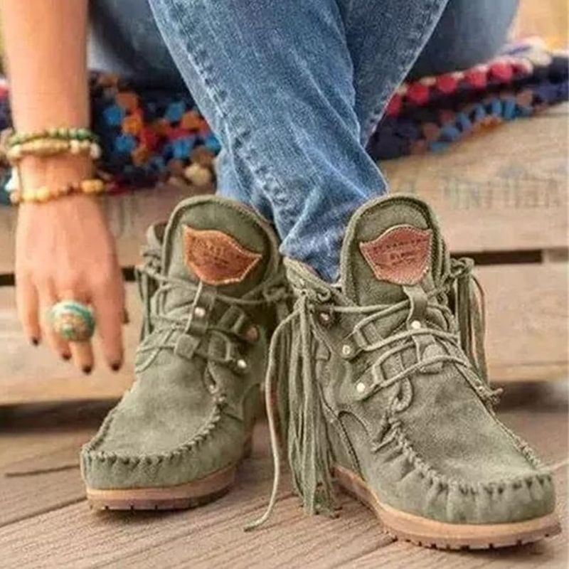 Fringed Moccasins
