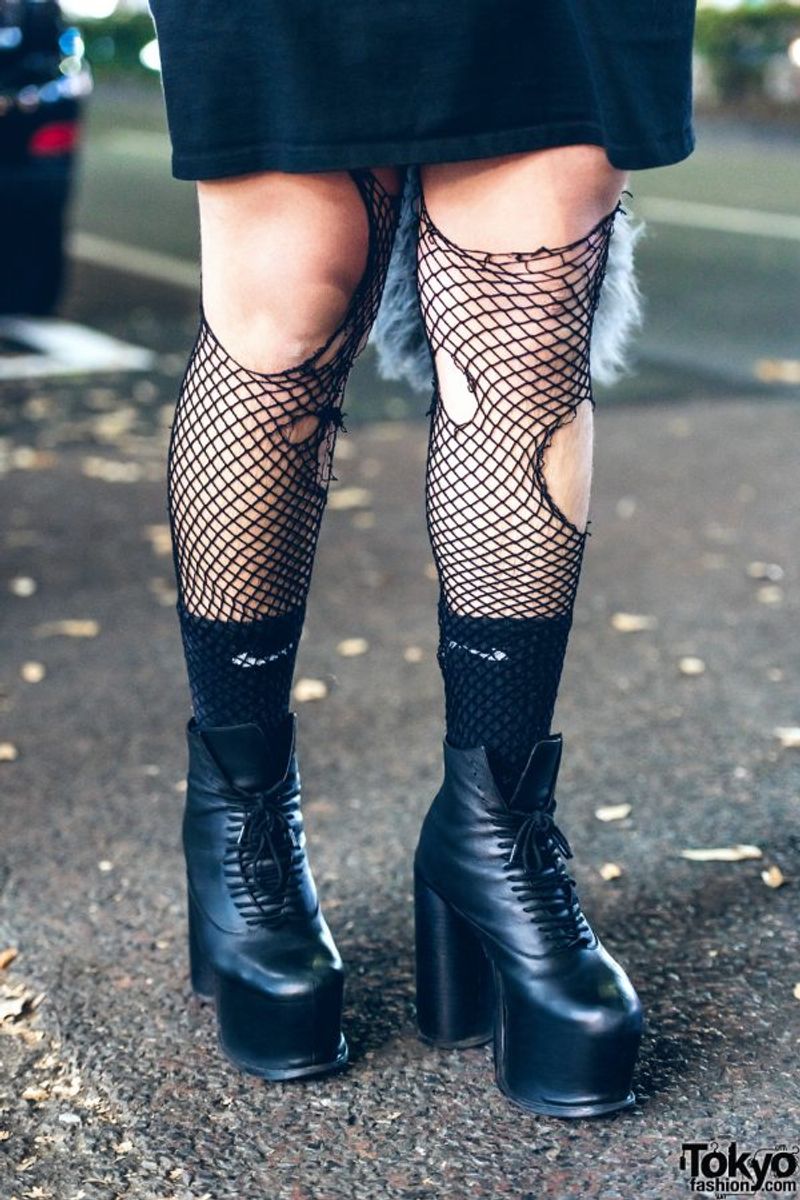 Ripped Fishnet Everything
