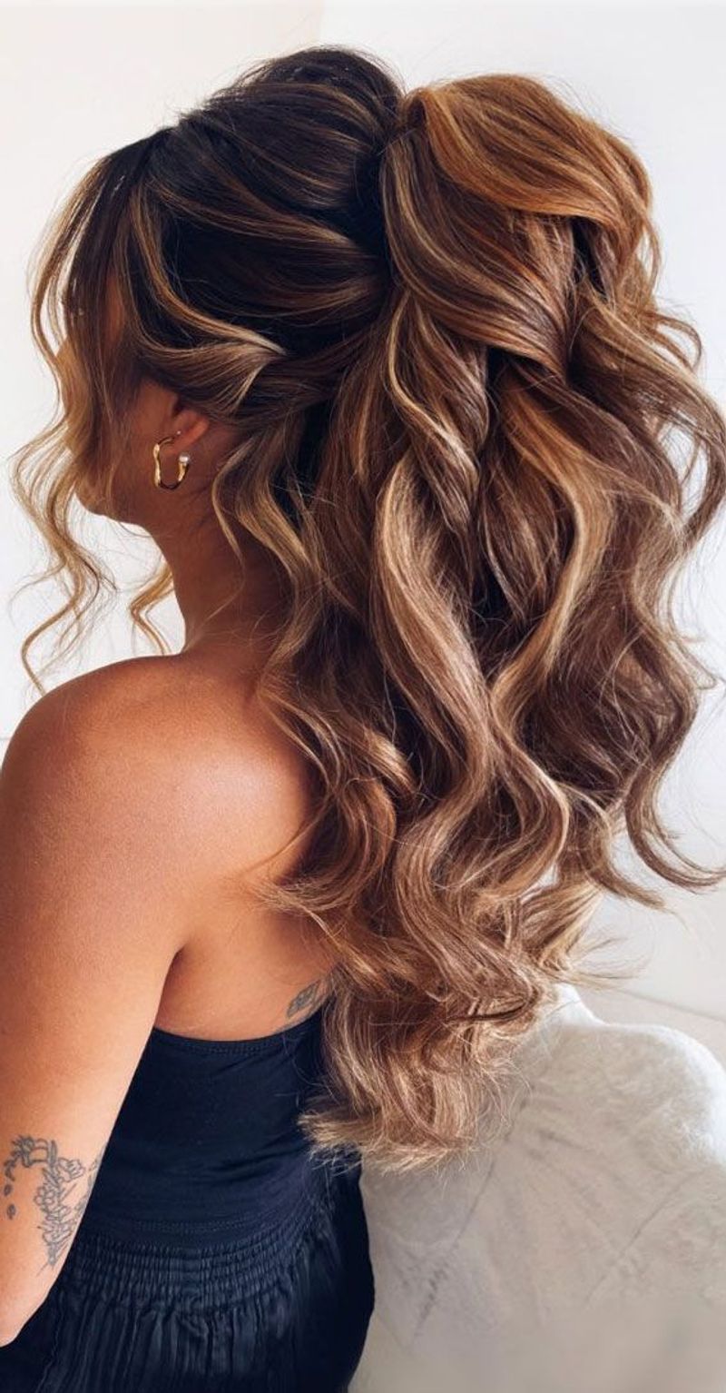Half-Up Twisted Style with Volume