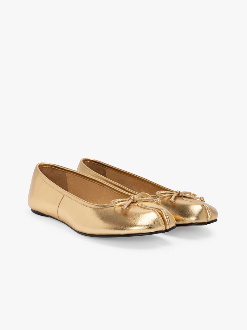 Metallic Ballet Flats