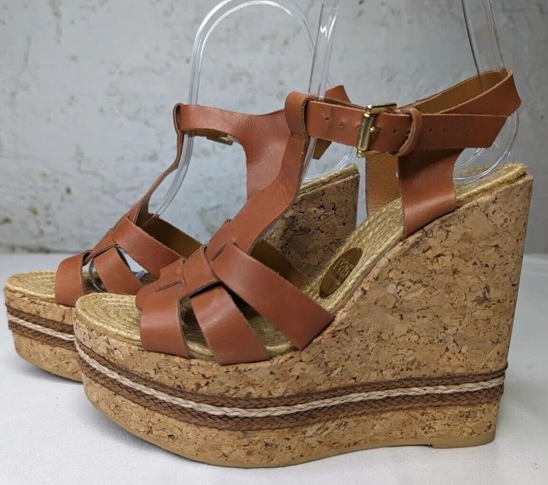 Cork Wedge Sandals