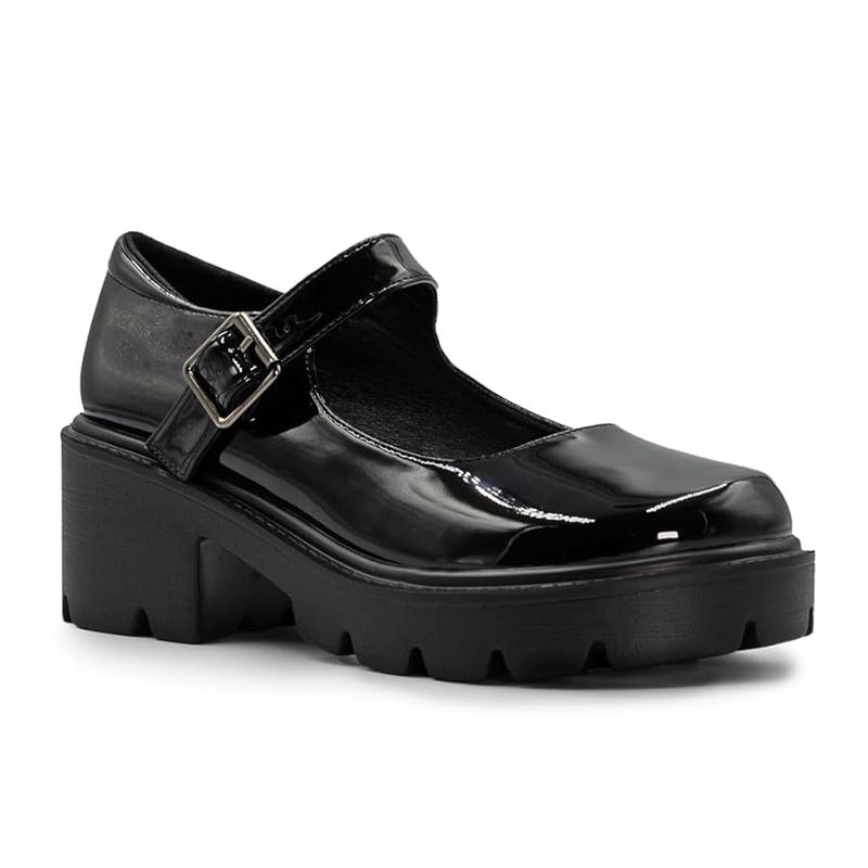 Rounded Toe Chunky Mary Janes