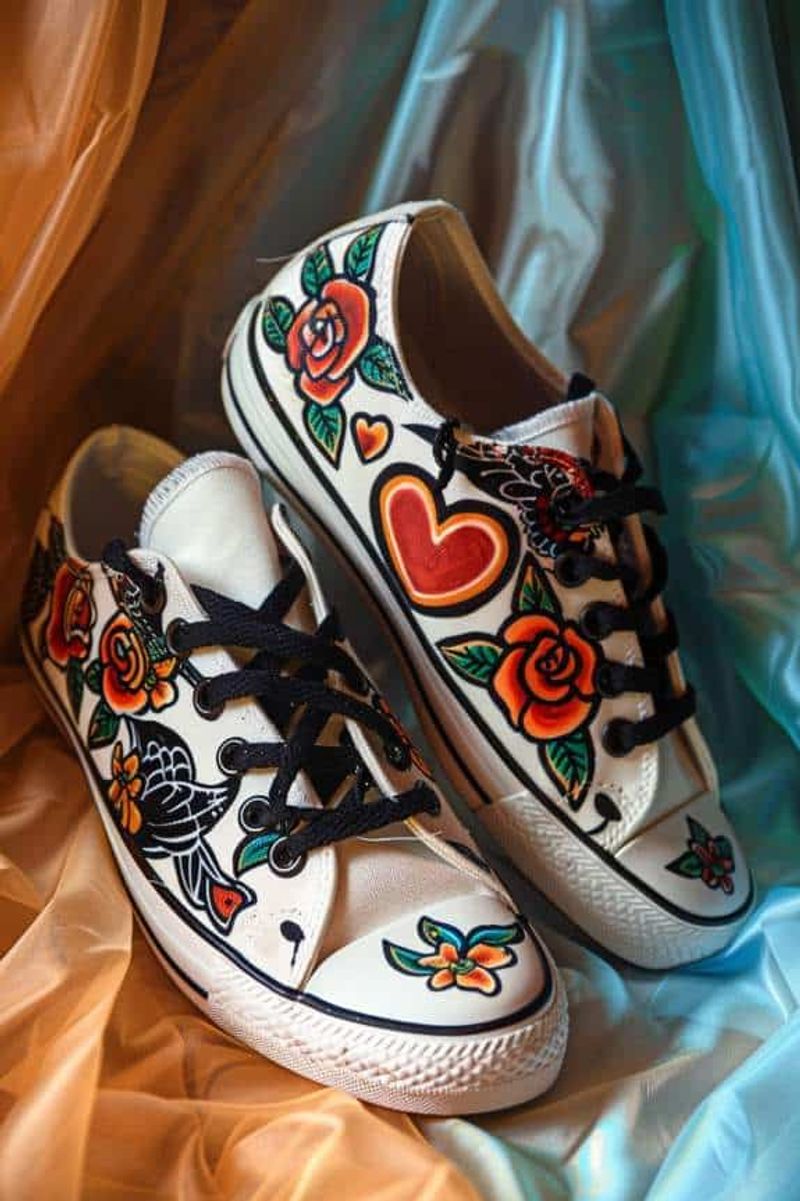 Vibrant Canvas Sneakers