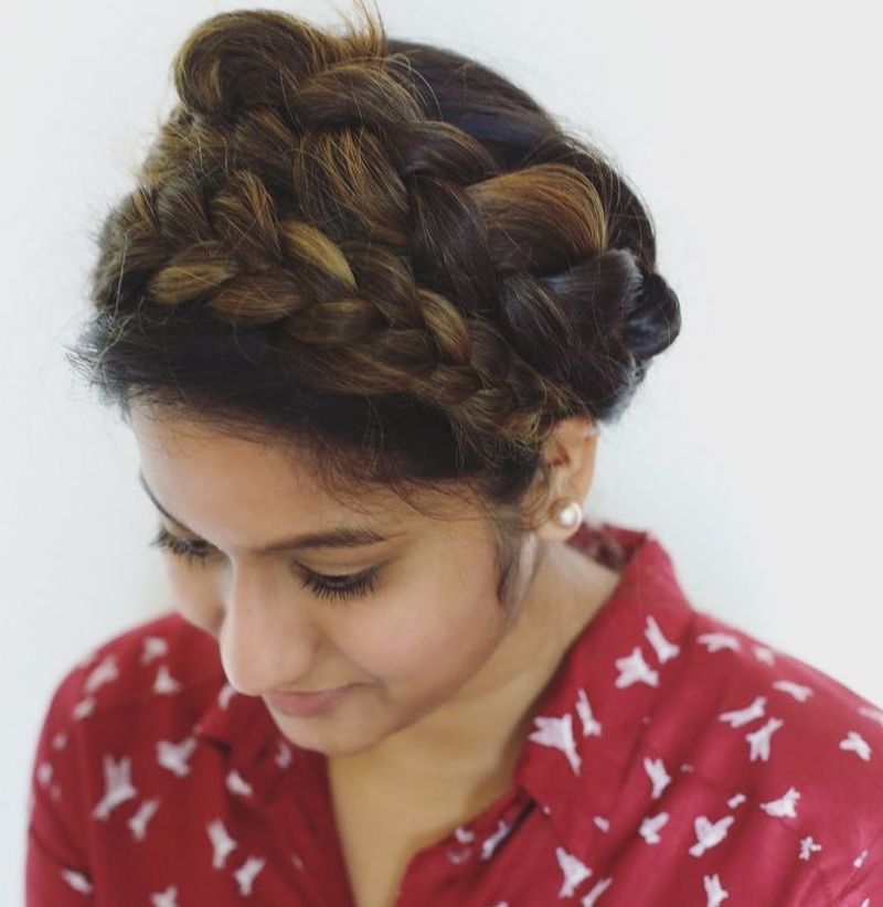 The Volumized Braid Crown