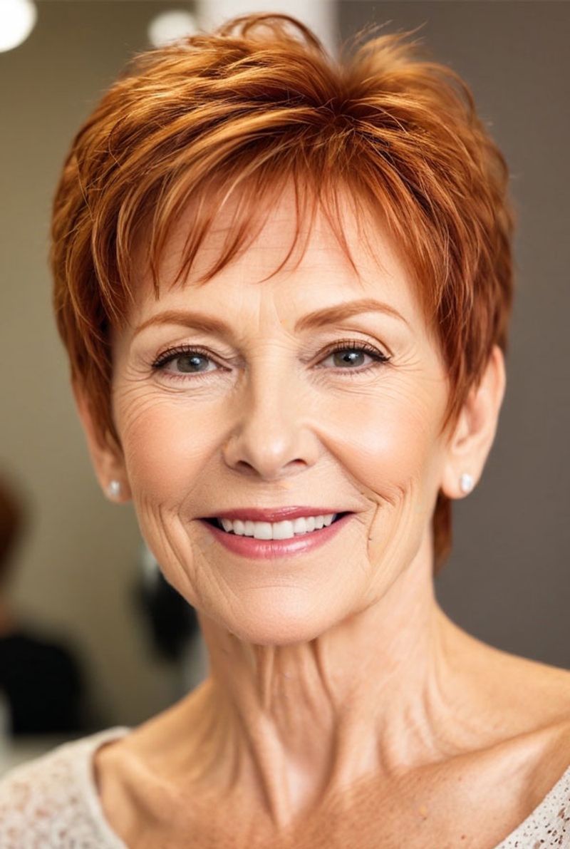 Soft Pixie with Feathered Fringe