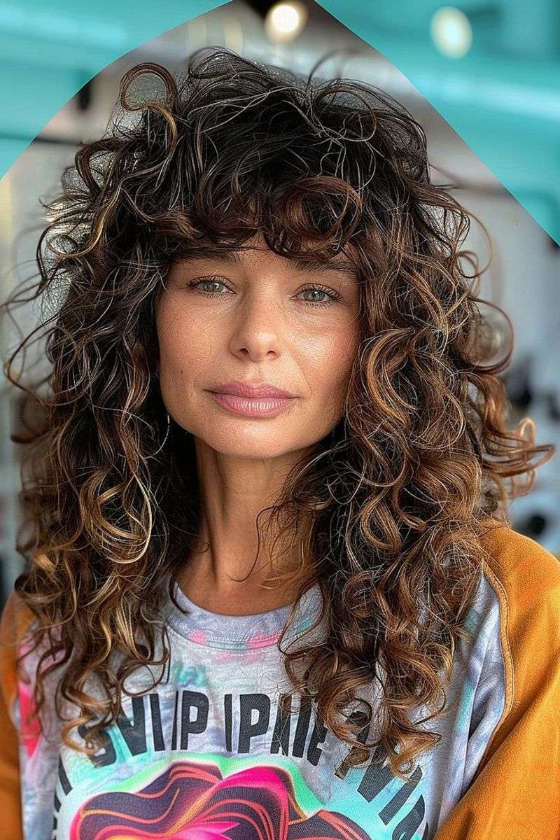 Curly Shag with Bounce