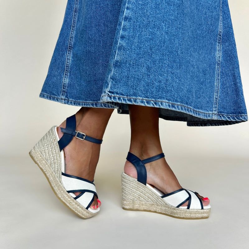 Colorful Espadrille Wedges