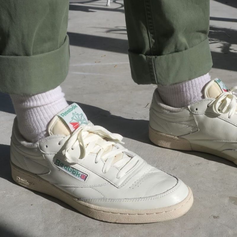 Retro-Inspired Court Sneakers