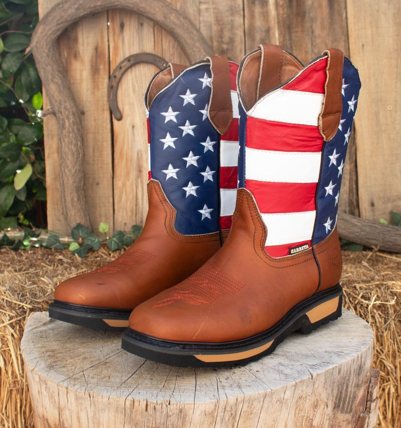 Stars and Stripes Cowboy Boots