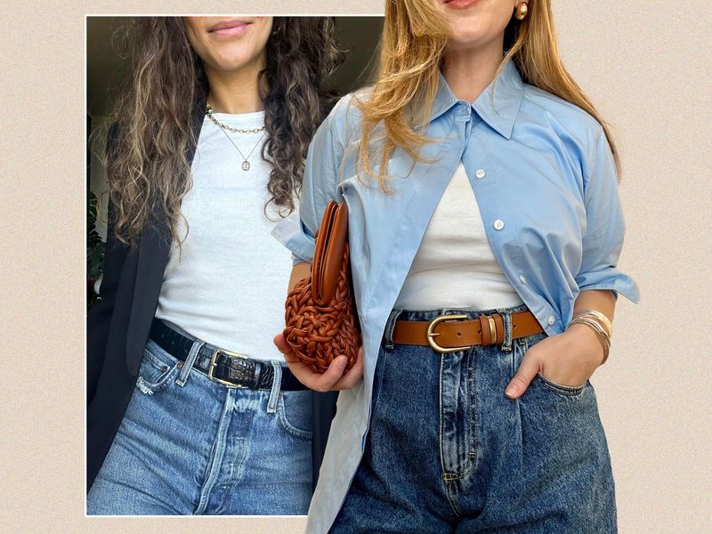 Leather Belt With Minimal Hardware