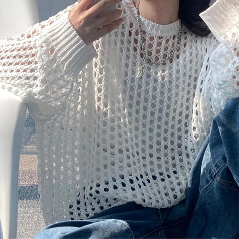 Open-Weave Sweaters