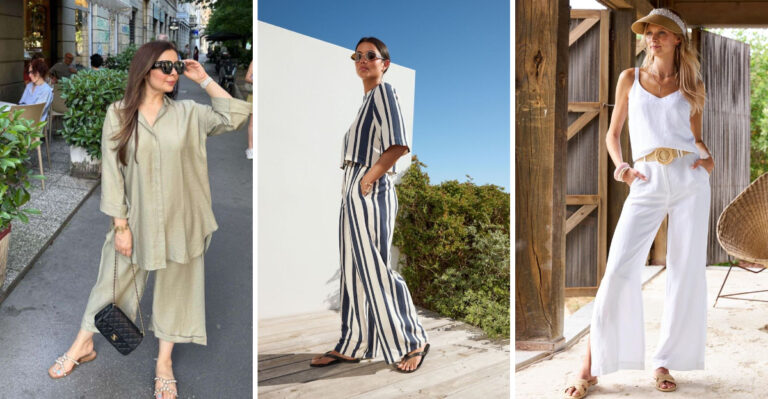 Linen Co-Ords Are the Only Thing The Fashion Set Are Wearing In This Heat-These Are the 15 Chicest Pairs
