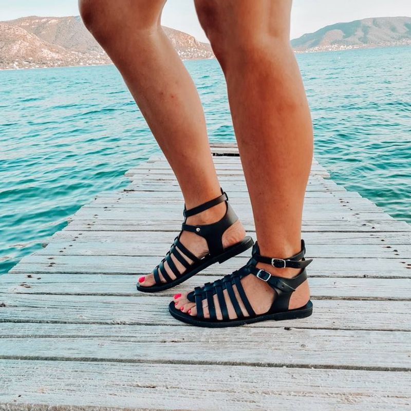 Strappy Leather Sandals