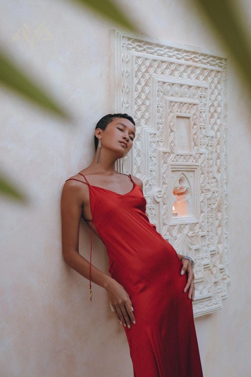 Slip Dress Over Nothing