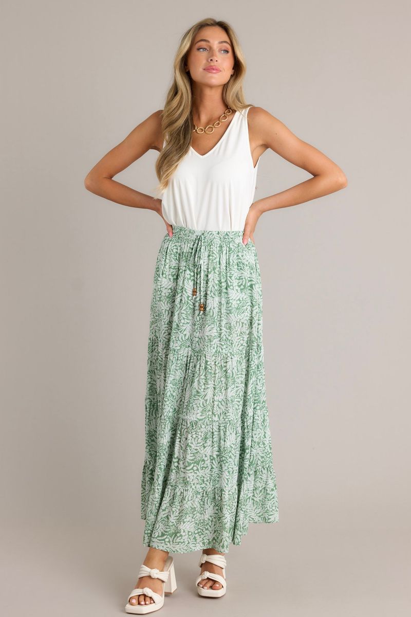 Flowy Skirt with Crop Tank