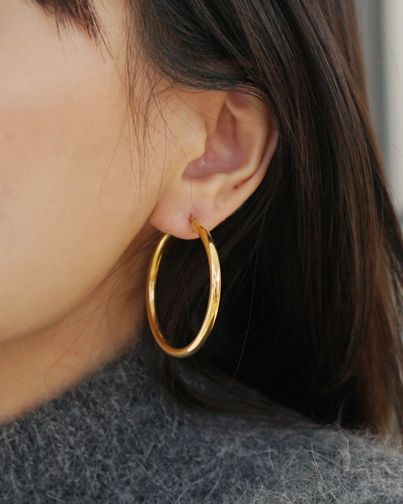 Gold Hoop Earrings