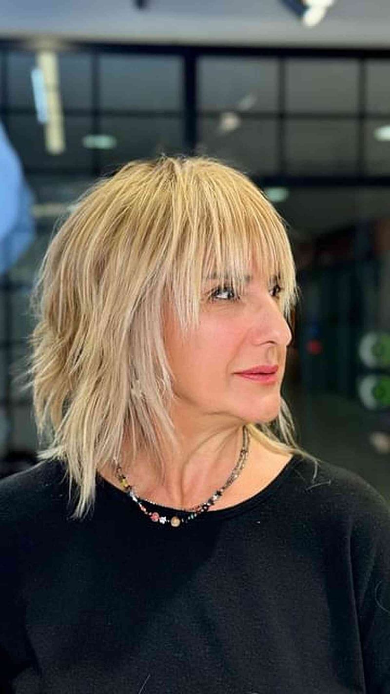 Classic Bob with Modern Texture