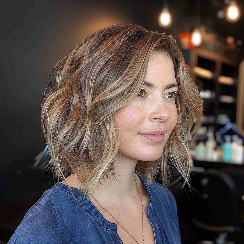 Razor-Cut Bob with Point Cut Ends
