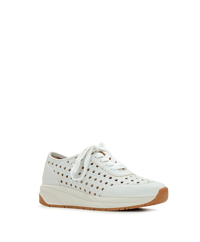 Perforated Leather Sneakers