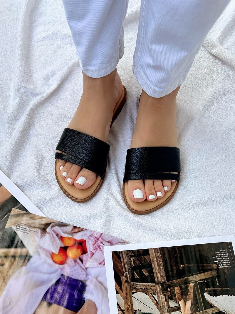 Love: Minimalist Leather Slides