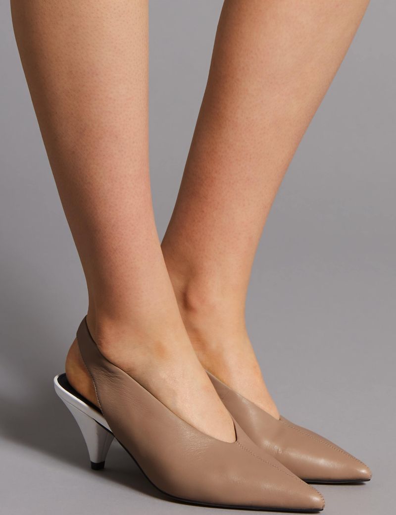 Cone Heel Sandals