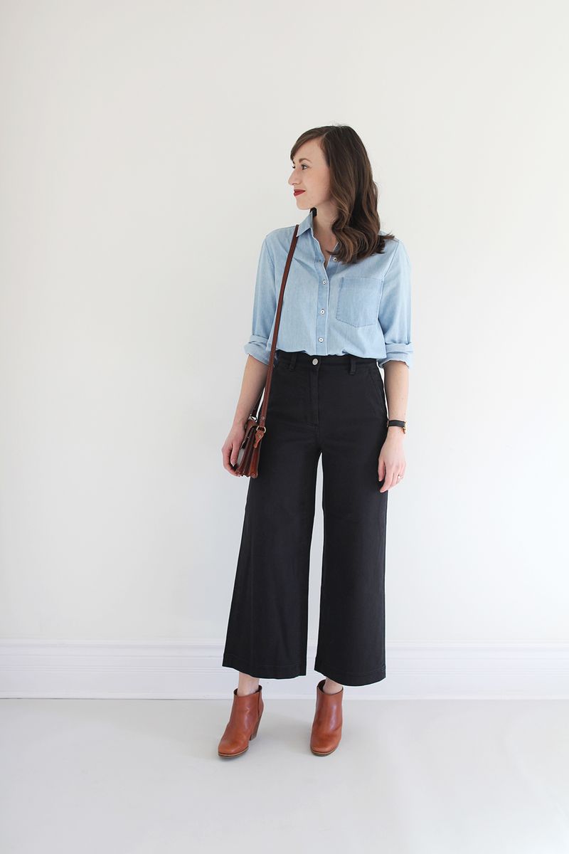 Cropped Wide-Leg Pants: The Double Whammy